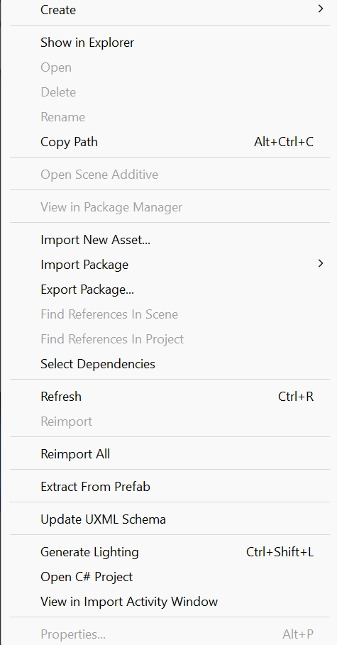 Import assets into your Unity project